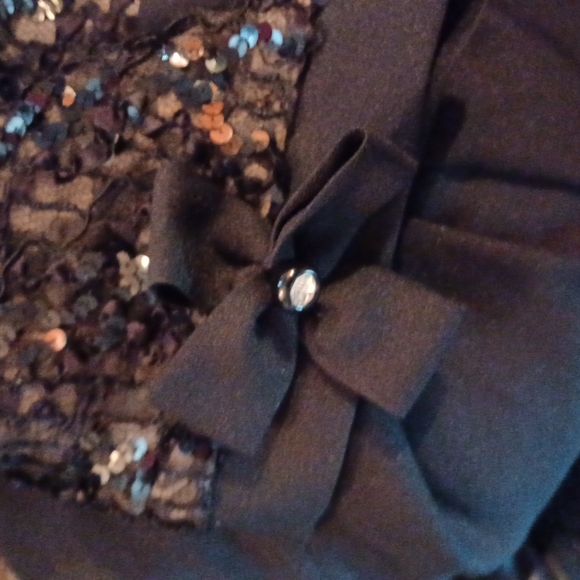 Black Sequin Dresss size 18W - Picture 3 of 4